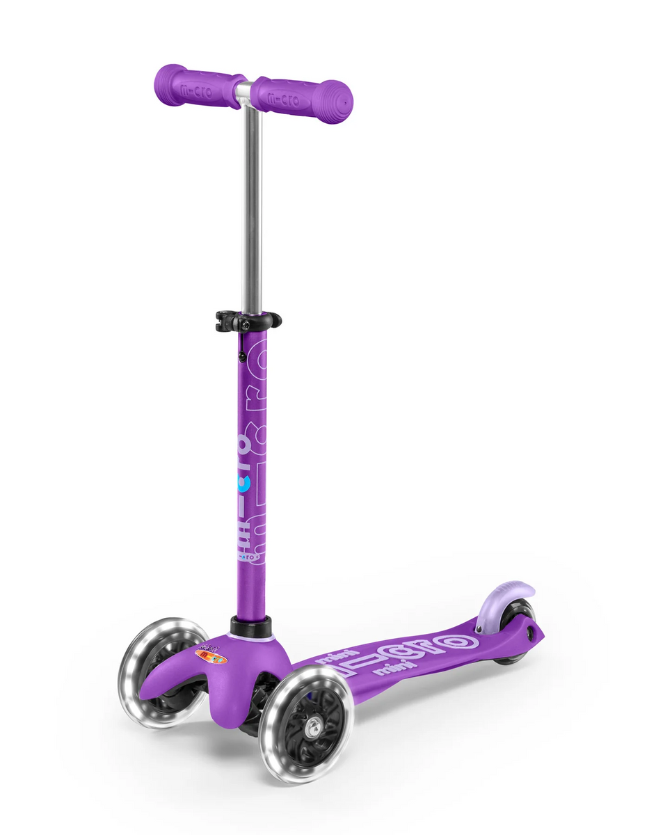 Micro Scooter Mini Deluxe LED - Purple – Hurley Burley Toys