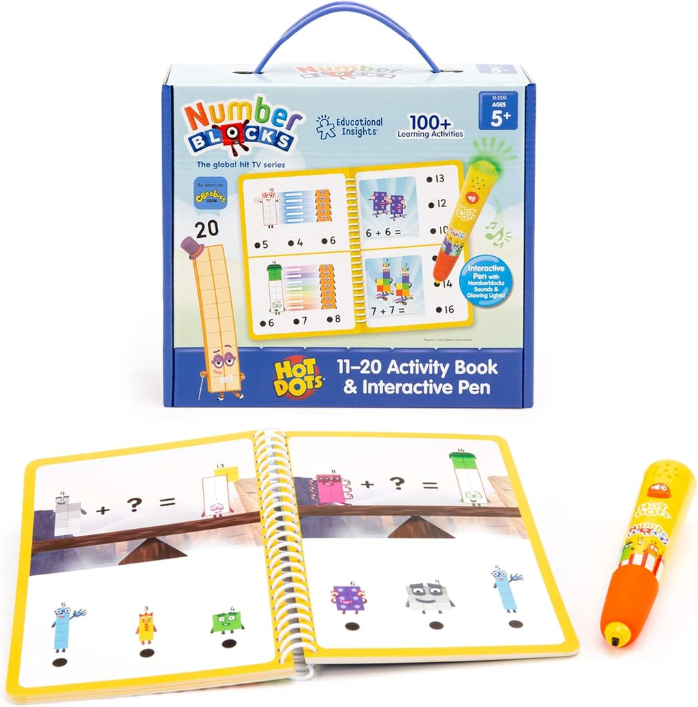 Hot Dots Numberblocks 11-20 Activity Book & Interactive Pen – Hurley ...
