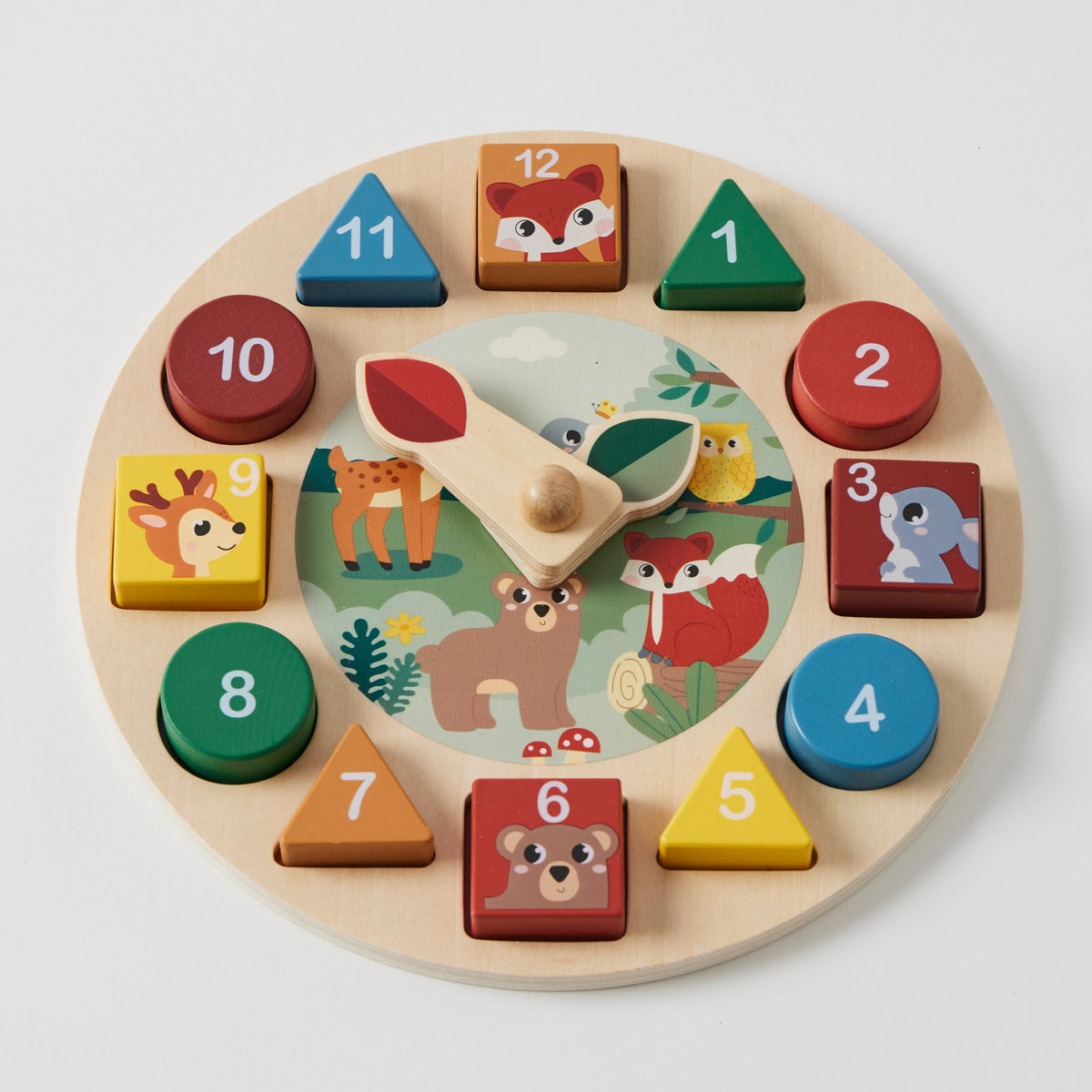 Clock Number and Shape Sorter – Hurley Burley Toys