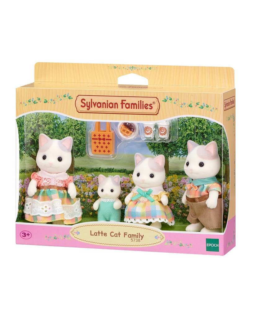 Sylvanian-families-latte-cat-family