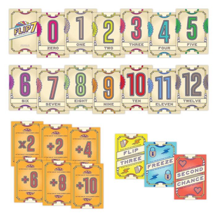 Flip 7 Card Game – Hurley Burley Toys