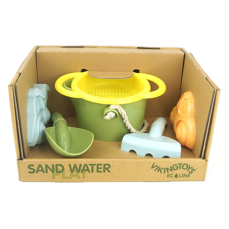 Eco Bucket Set with Sieve And 2 Vehicles Hurley Burley Toys
