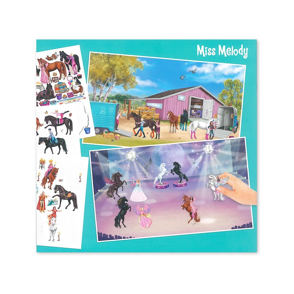 Sticker World Colouring/Activity Book Hurley Burley Toys